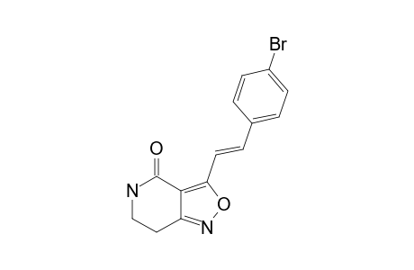 3-[2-(4-Bromophenyl)ethenyl]-4,5,6,7-tetrahydroisoxazolo[4,3-c]pyridin-4-one