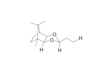 (1R,2S,4R,6S,7S)-4-Ethyl-1,10,10-trimethyl-3,5-dioxatricyclo[3.2.1.0(2,6)]decane
