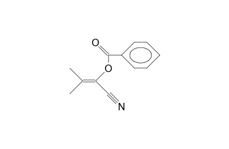 2-Benzoyloxy-3-methyl-but-2-enenitrile