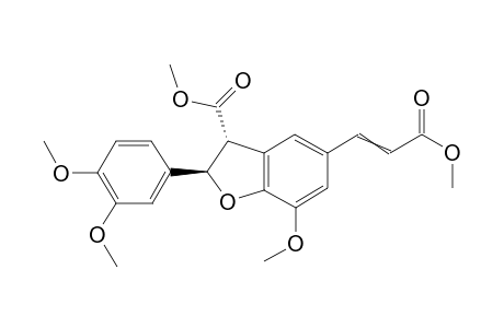 (+/-)-4-O-methyl-trans-dehydrodiferulate dimethyl ester