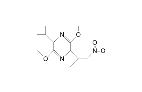 5-Isopropyl-3,6-dimethoxy-2-(1-nitro-2-propyl)-2,5-dihydro-pyrazine
