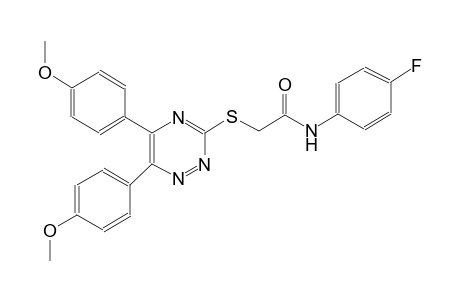 acetamide, 2-[[5,6-bis(4-methoxyphenyl)-1,2,4-triazin-3-yl]thio]-N-(4-fluorophenyl)-