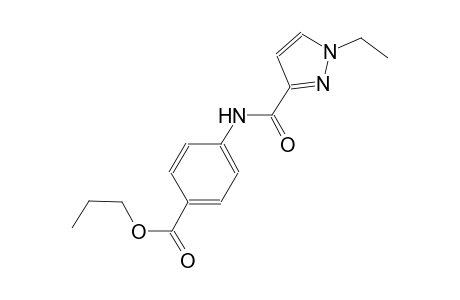 propyl 4-{[(1-ethyl-1H-pyrazol-3-yl)carbonyl]amino}benzoate