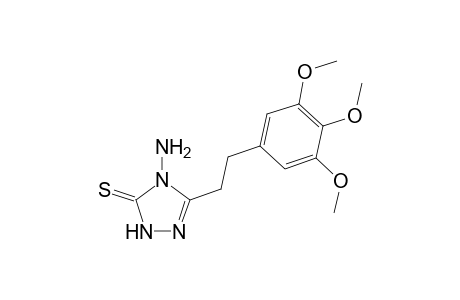 4-Amino-3-[2-(3,4,5-trimethoxyphenyl)ethyl]-1,2,4-triazole-5-thione
