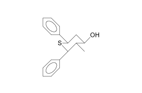 1-Thia-2E,6E-diphenyl-3E-methyl-4E-cyclohexanol