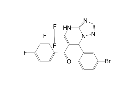 [7-(3-bromophenyl)-5-(trifluoromethyl)-4,7-dihydro[1,2,4]triazolo[1,5-a]pyrimidin-6-yl](4-fluorophenyl)methanone