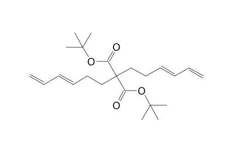 2,2-bis[(3E)-hexa-3,5-dienyl]malonic acid ditert-butyl ester