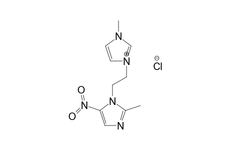 1-[2-(2-METHYL-5-NITRO-IMIDAZOL-1-YL)-ETHYL]-3-METHYL-IMIDAZOLIUM-CHLORIDE