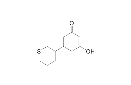 2-Cyclohexen-1-one, 3-hydroxy-5-(tetrahydro-2H-thiopyran-3-yl)-