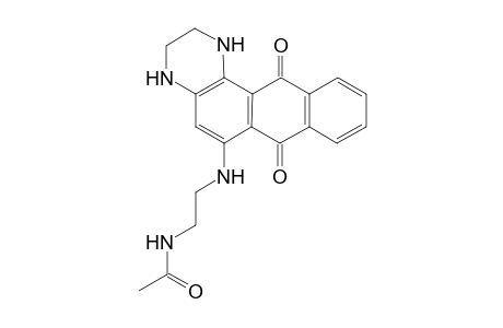 6-(Acetylaminoethylamino)-1,2,3,4-tetrahydro[1,2]pyrazinoanthraquinone