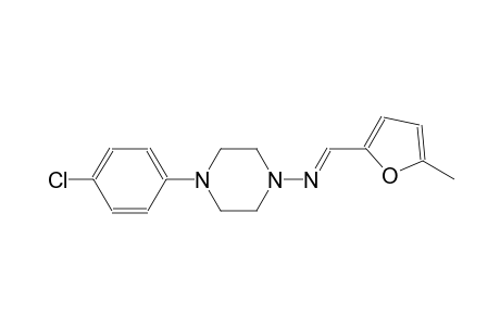4-(4-chlorophenyl)-N-[(E)-(5-methyl-2-furyl)methylidene]-1-piperazinamine