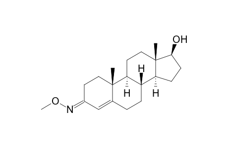 ANDROST-4-ENE-17.BETA.-OL-3-ONE(3-O-METHYLOXIME)