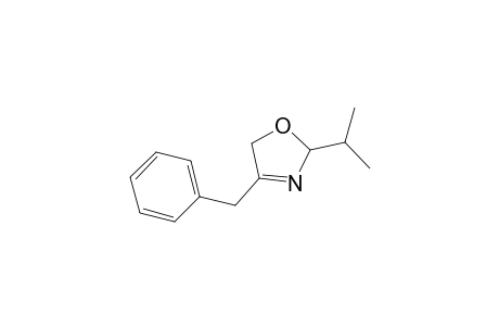 4-(Phenylmethyl)-2-propan-2-yl-2,5-dihydro-1,3-oxazole