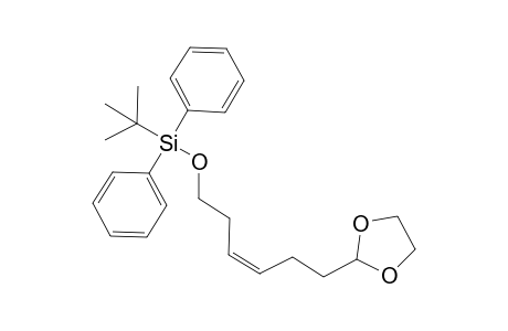 2-[6-(tert-Butyldiphenylsilyloxy)-(Z)-hex-3-enyl]-1,3-dioxolane