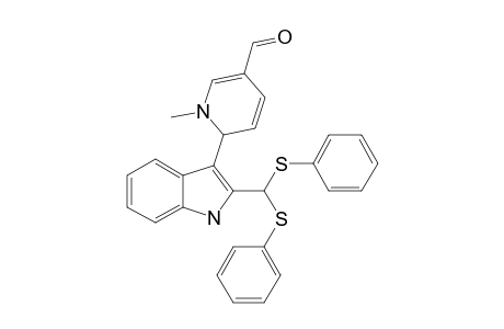 6-(2-[BIS-(PHENYLTHIO)-METHYL]-3-INDOLYL)-1-METHYL-1,6-DIHYDROPYRIDINE-3-CARBALDEHYDE