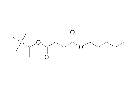 Succinic acid, 3,3-dimethylbut-2-yl pentyl ester