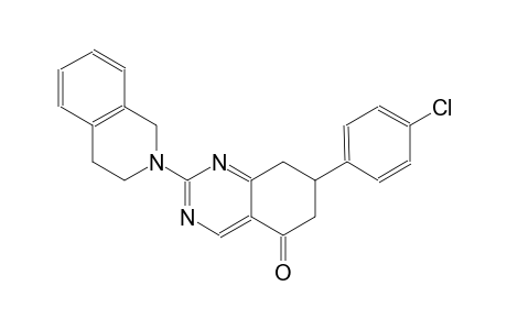 7-(4-chlorophenyl)-2-(3,4-dihydro-2(1H)-isoquinolinyl)-7,8-dihydro-5(6H)-quinazolinone