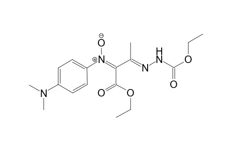 N1-(Ethoxycarbonyl)-N2-[3-(ethoxycarbonyl)-3-[4-(N",N"-dimethylaminophenyl)imino-N'-oxide]prop-2-ylidene]hydrazone