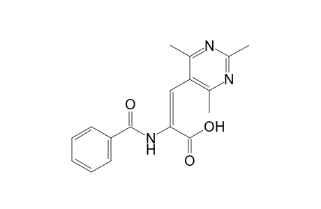 (E)-2-(Benzoylamino)-3-(2,4,6-trimethylpyrimidin-5-yl)propenoic acid