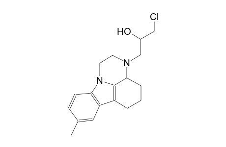 1-chloro-3-(8-methyl-1,2,3a,4,5,6-hexahydro-3H-pyrazino[3,2,1-jk]carbazol-3-yl)-2-propanol