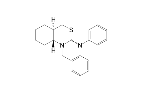 trans-1-benzyl-N-phenyl-4a,5,6,7,8,8a-hexahydro-4H-benzo[d][1,3]thiazin-2-imine