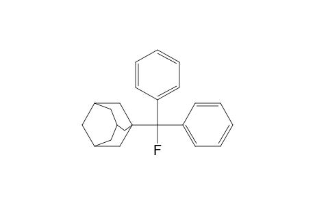 1-[Fluoro(diphenyl)methyl]adamantane