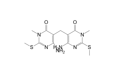 5,5'-Methylenebis[6-amino-3-methyl-2-(methylthio)pyrimidin-4(3H)-one]