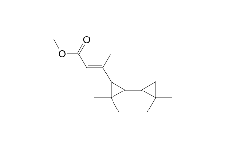 (E)-2-Butenoic acid, 3-[2-(1,1-dimethyl-2-cyclopropyl)-1,1-dimethyl-3-cyclopropyl]-, methyl ester