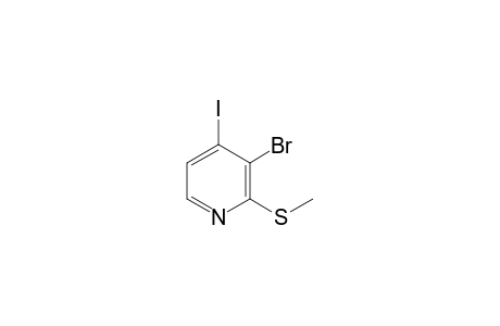 3-Bromo-4-iodo-2-(methylthio)pyridine
