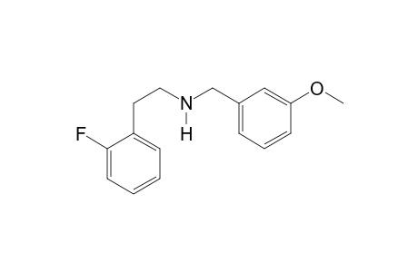 2-(2-Fluorophenyl)-N-(3-methoxybenzyl)ethan-1-amine