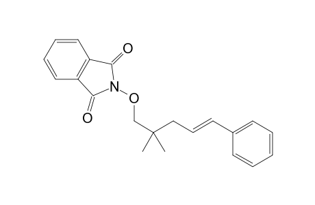 (E)-2-(2,2-Dimethyl-5-phenylpent-4-en-1-yl)oxyisoindoline-1,3-dione