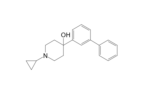 1-Cyclopropyl-4-(3-phenylphenyl)-4-piperidinol