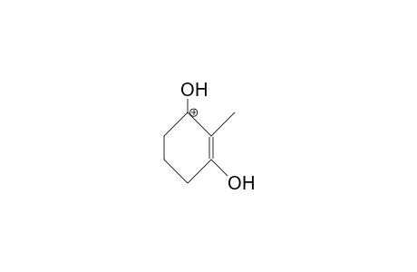 2-Methyl-3-hydroxy-cyclohex-2-en-1-one cation