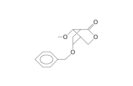 6-endo-Benzyloxy-8-anti-methoxy-3-oxa-bicyclo(3.2.1)octan-2-one