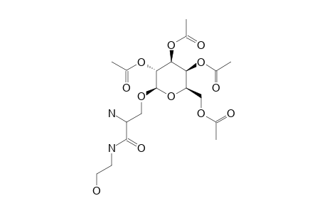 3-O-(2,3,4,6-TETRA-O-ACETYL-BETA-D-GALACTOPYRANOSYL)-L-SERINE-2-HYDROXYETHANAMIDE