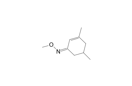2-Cyclohexen-1-one, 3,5-dimethyl-, O-methyloxime