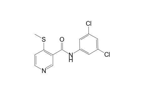 N-(3,5-Dichlorophenyl)-4-(methylsulfanyl)nicotinamide