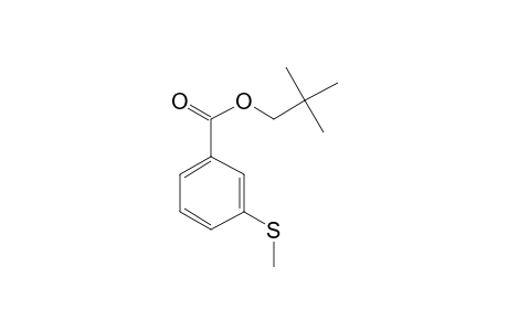 Benzoic acid, 3-(methylthio)-, neopentyl ester