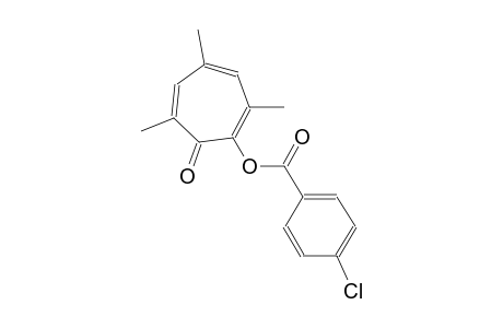 2,4,6-trimethyl-7-oxo-1,3,5-cycloheptatrien-1-yl 4-chlorobenzoate