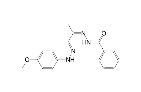 Biacetyl Benzoylhydrazone (p-Methoxyphenyl)hydrazone