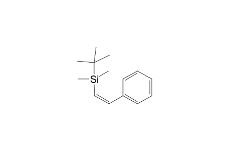 tert-Butyl-dimethyl-[(Z)-styryl]silane