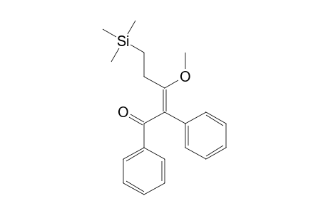 (2-Methoxy-1-phenyl-4-trimethylsilyl)-1-butenyl phenyl ketone
