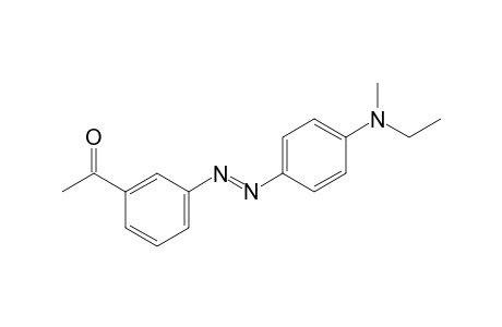 3'-{[p-(ethylmethylamino)phenyl]azo}acetophenone