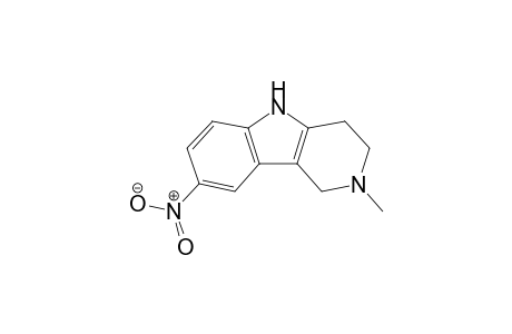 3-Methyl-6-nitro-1,2,3,4-tetrahydro-.gamma.-carboline