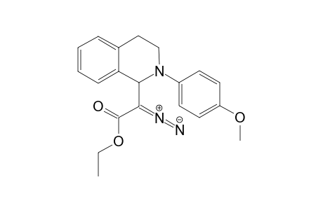 Ethyl 2-diazo-2-(2-(4-methoxyphenyl)-1,2,3,4-tetrahydroisoquinolin-1-yl)acetate