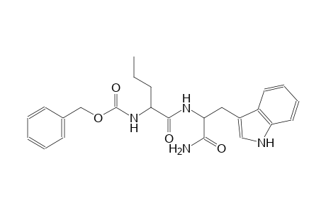 benzyl 1-({[2-amino-1-(1H-indol-3-ylmethyl)-2-oxoethyl]amino}carbonyl)butylcarbamate