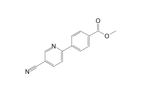 4-(5-cyano-2-pyridinyl)benzoic acid methyl ester