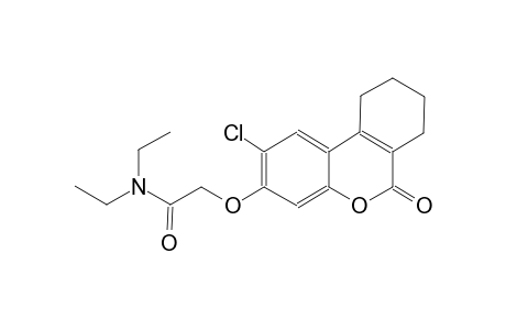 acetamide, 2-[(2-chloro-7,8,9,10-tetrahydro-6-oxo-6H-dibenzo[b,d]pyran-3-yl)oxy]-N,N-diethyl-