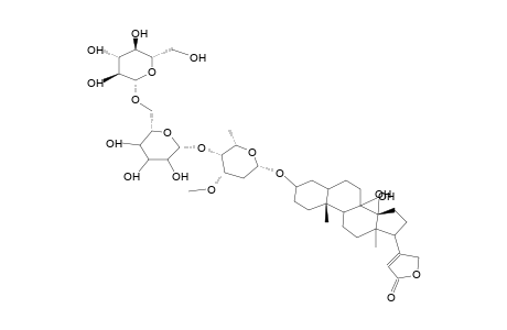 8beta-HYDROXYDIGITOXIGENIN beta-NERITRIOSIDE