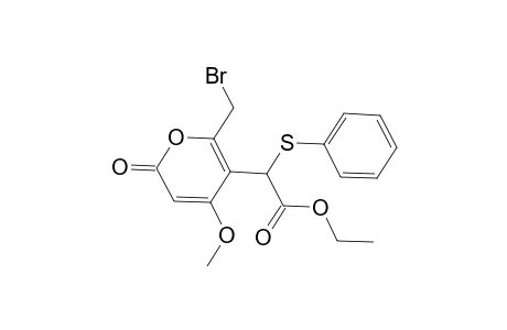 Ethyl [6-(bromomethyl)-4-methoxy-2-oxo-2H-pyran-5-yl](phenylsulfanyl)acetate